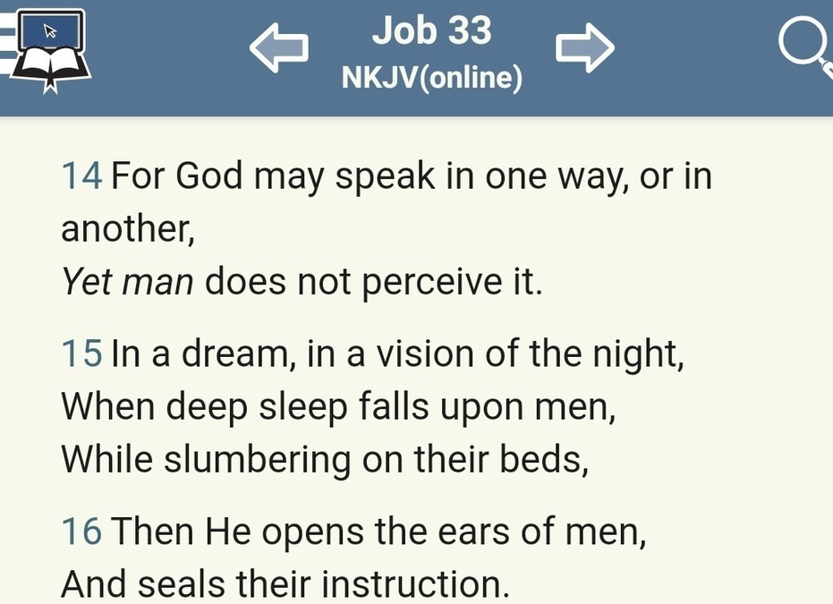 May God release dreams to speak to you, may you…