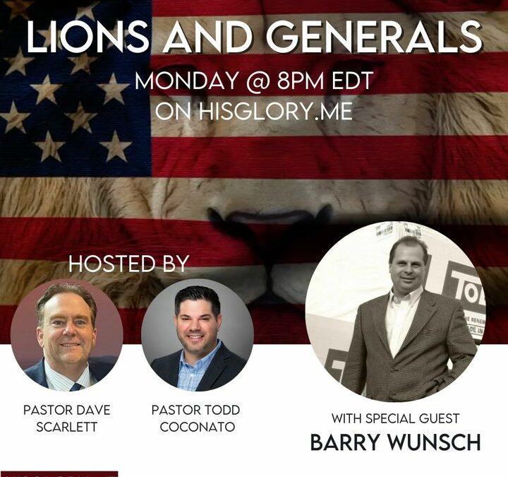 I invite you to join me on Lions and Generals…