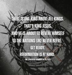 There is one King Above all Kings. That’s King Jesus.